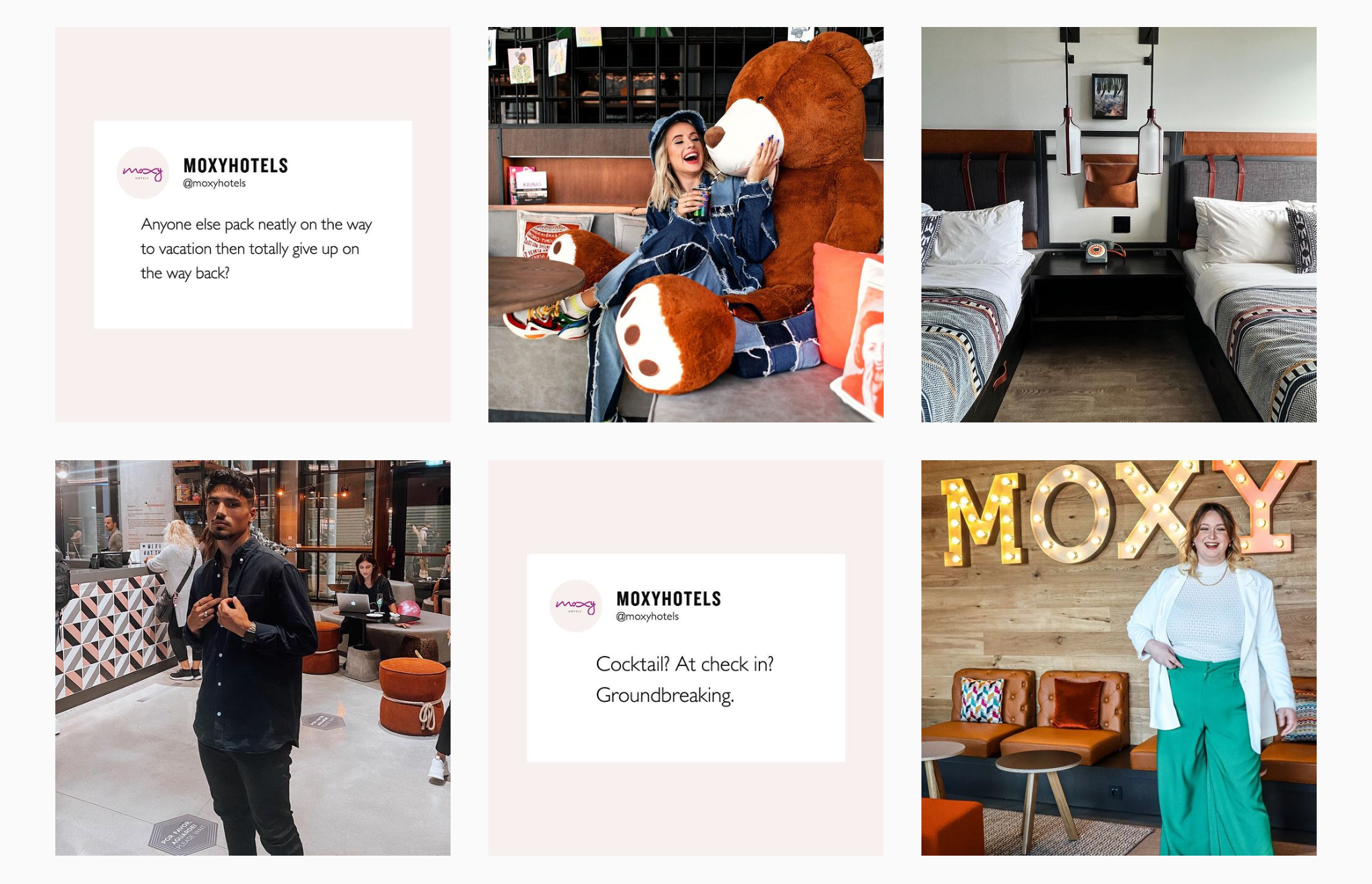 Moxy-hotels-instagram | Tech-Savvy Hotel Guest Experience Journey: 5 Stages 