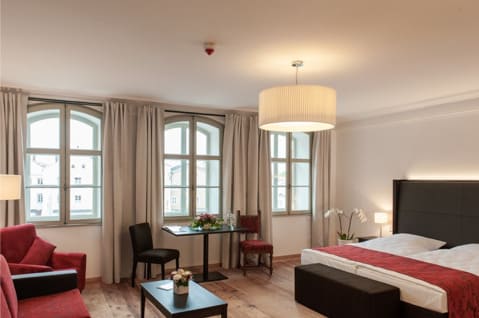 Ein Zimmer im Hotel Hardthaus